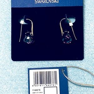 Swarovski Lunar Amethyst Earrings